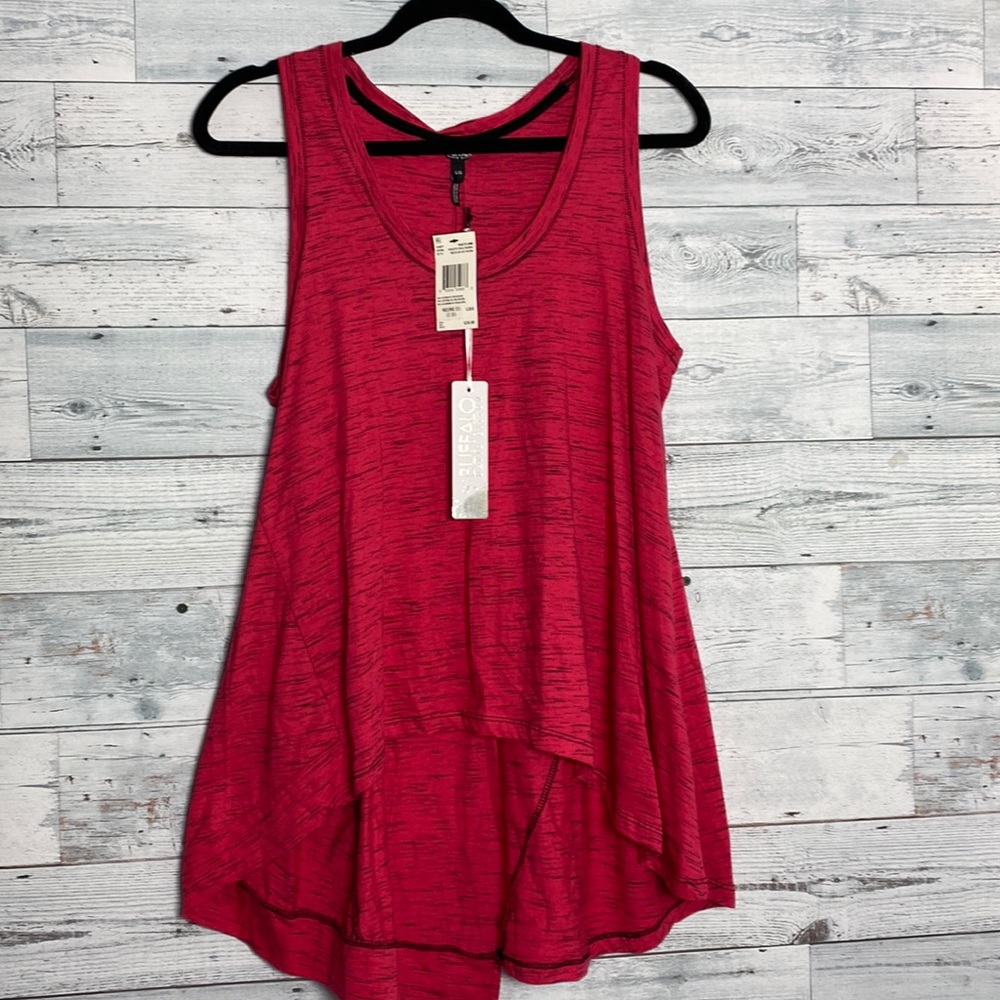 NWT Buffalo David Britton High Low Tank Top Size L
